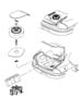 Diagram Jack and Spare Tire Stowage. for your 2004 Chrysler Crossfire