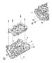 Diagram Cylinder Block 3.7L [Engine - 3.7L V6]. for your 2017 RAM 1500