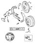 Diagram Brakes,Rear,Drum. for your 2014 Jeep Cherokee