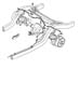 Diagram Brake Lines and Hoses Rear,LHD,With ABS. for your 1998 Chrysler Concorde