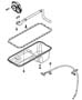 Image of PUMP. Engine Oil. Mounting. [6-SPEED MANUAL G56. image for your 2003 Chrysler 300 M  