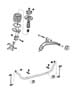 Diagram Suspension, Front. for your 2007 Dodge Caravan