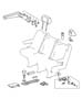 Diagram Attaching Parts - 3rd Passenger Seat. for your 2004 Chrysler 300 M