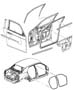 Diagram Weatherstrips Front Door. for your 2007 Dodge Caliber