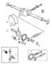 Axle,Rear,with Differential and Housing,Corporate 8.25 [Axle - Rear, Corporate 8.25]. Diagram