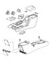 Diagram Console, Floor. for your 1998 Jeep Grand Cherokee