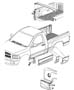 Diagram Cladding and Sill Moldings, SRT. for your 2019 Chrysler PACIFICA L HYBRID