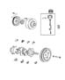 Diagram Crankshaft and Pistons 3.8L [3.8L V6 OHV ENGINE]. for your Dodge Grand Caravan