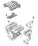 Diagram Manifolds, Intake and Exhaust 2.7L [Engine - 2.7L V6 DOHC 24 Valve MPI]. for your 2012 Dodge Charger