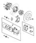 Diagram Brakes,Rear Disc. for your 2001 Dodge Grand Caravan