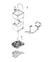 Diagram Battery Tray. for your 2021 Jeep Cherokee 80th Anniversary