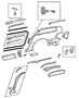 Diagram Quarter Panel With Sliding Door Outer Panel Parts. for your 2015 RAM 1500