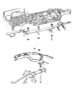 Diagram Body Hold Down. for your 2005 Dodge Dakota LARAMIE QUAD CAB