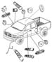 Diagram Switches, Body. for your Chrysler 300 M