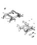 Adjusters and Miscellaneous Front Seat Attachments. Diagram