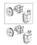 Image of PUMP ASSEMBLY, Used for: PUMP AND PULLEY. Power Steering, Power Steering with Pulley. [[Steering -... image for your 2006 Dodge Ram 1500   