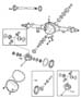 Diagram Axle Housing,Rear,With Differential Parts and Axle Shafts,American Axle 11.5` [[Axle - Rear, 11.50,Axle - Rear, 11.50, Dual Wheels]] DH 2,3,7,8. for your 2017 Jeep Compass