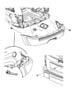 Diagram Bumper, Rear. for your 2003 Chrysler Town & Country LX