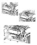 Accumulator, Condenser and Lines 3.7, 4.7L Engine. Diagram