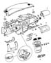 Diagram Instrument Panel. for your 2021 RAM 1500 Laramie Longhorn Crew Cab 3.0L Turbo V6 Diesel