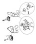 Belts and Pulleys. Diagram