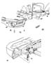 Diagram Bumper, Front. for your 2002 Jeep Liberty