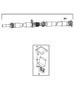 Diagram Shaft,Propeller,Rear,2 Piece,Body 42,DH 7,8. for your 2003 Chrysler 300 M