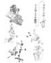 Diagram Suspension, Front. for your 2019 RAM 1500 Lone Star Crew Cab 5.7L Hemi V8