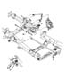 Suspension, Control Arms, Knuckle, Torsion Bar. Diagram