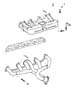 Diagram Manifold, Intake and Exhaust (ERH) 4.0L. for your Dodge Caliber