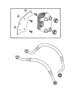 Image of CONNECTOR, FITTING. Engine Oil Cooler, Male. Mounting. Inlet or Outlet, Oil. image for your 1999 Chrysler 300 M  