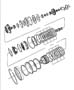 Diagram Gear Train Automatic Transaxle, 41TE. for your 1997 Eagle