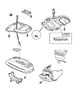 Diagram Consoles-Overhead and Floor. for your 2007 Dodge Caliber