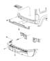 Diagram Bumper, Rear. for your 2009 Jeep Grand Cherokee OVERLAND 5.7L Hemi V8 4X2