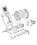 Crankshaft, Pistons and Torque Converter 5.7L [Engine - 5.7L SMPI V8]. Diagram