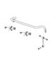 Image of BUSHING. Stabilizer Bar, Sway Bar. [Suspension - Normal. image for your 2003 Chrysler 300  M 