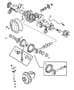 Axle,Rear,With Differential,Housing and Axle Shafts. Diagram