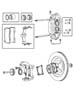 Diagram Brakes, Front. for your Chrysler 300 M