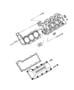 Image of COVER. Cylinder Head. Right. Includes Items 2,3,4. image for your 2001 Chrysler 300  M 