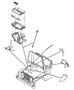 Diagram Battery Tray and Cables. for your Jeep Wrangler