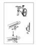 Diagram Bike Carrier - Roof - Fork Mount. for your 2019 Dodge Grand Caravan