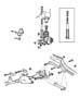 Diagram Suspension, Front Spring with Control Arms and Track Bar. for your Jeep Wrangler