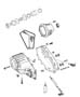 Diagram Case and Related Parts [Selec-Trac Full Time 4WD System]. for your 1991 Jeep