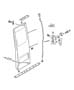 Diagram Left Rear Door, Cargo Lock And Control. for your 2010 RAM 1500