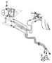 Diagram Lines,Brake,From EHCU [4-Wheel Anti-Lock Brakes] to Frame. for your 2022 RAM 1500 Big Horn Crew Cab