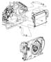 Diagram Radiator and Related Parts 4.7L Engine. for your 2023 Dodge Challenger GT 3.6L V6 A/T AWD