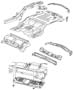 Diagram Center and Rear Floor Pan. for your 2022 Jeep Wrangler Unlimited Rubicon 392