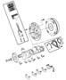 Diagram Crankshaft, Pistons and Torque Converter 5.7L [5.7L V8 HEMI MDS ENGINE]. for your Jeep Compass