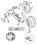 Diagram Brakes,Rear,9 Inches X 2.5 Inches. for your 1998 Jeep Cherokee 4-DR -