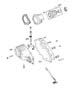 Diagram Case and Related Parts 233 [Elec,Shift-on-the-Fly,P/Time T/Case]. for your 2008 Dodge Ram 2500 ST REG CAB 8 FT BOX 5.7L Hemi V8 A/T 4X4